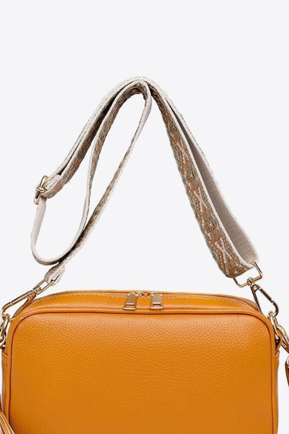 PU Leather Tassel Crossbody Bag - EMMY